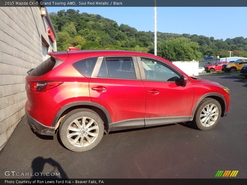 Soul Red Metallic / Black 2015 Mazda CX-5 Grand Touring AWD
