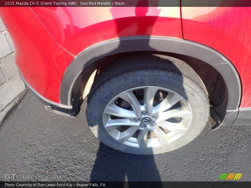 Soul Red Metallic / Black 2015 Mazda CX-5 Grand Touring AWD