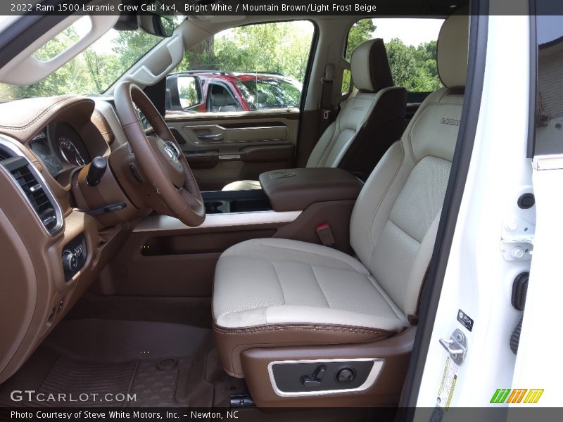  2022 1500 Laramie Crew Cab 4x4 Mountain Brown/Light Frost Beige Interior