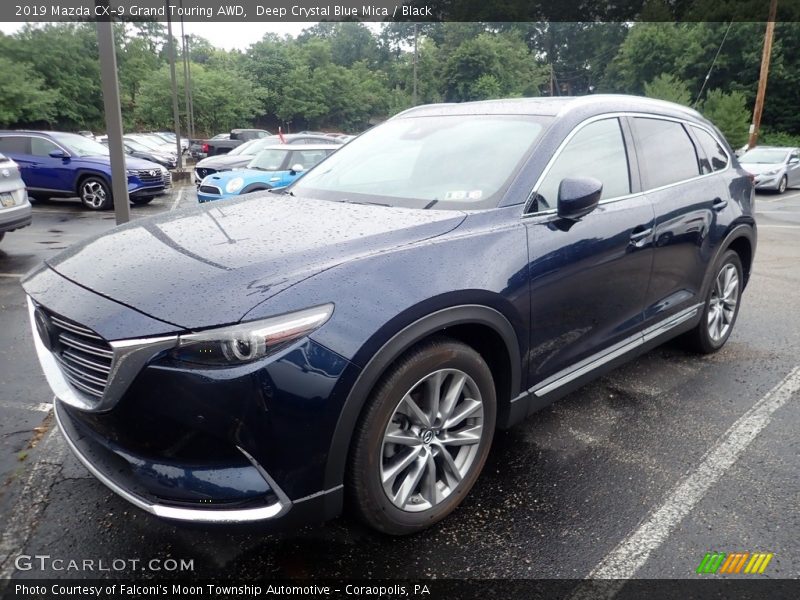 Deep Crystal Blue Mica / Black 2019 Mazda CX-9 Grand Touring AWD