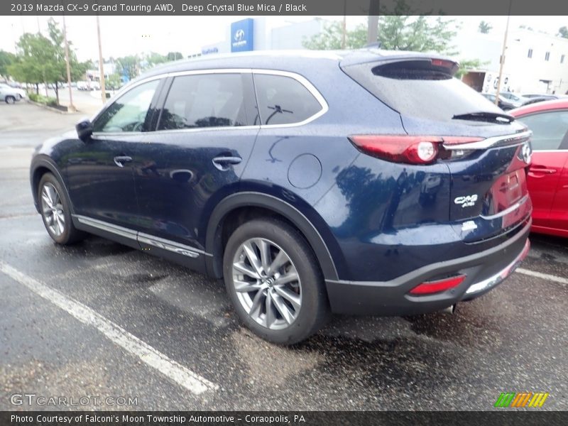 Deep Crystal Blue Mica / Black 2019 Mazda CX-9 Grand Touring AWD