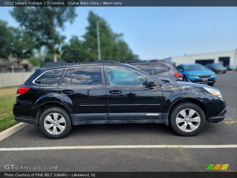 Crystal Black Silica / Warm Ivory 2012 Subaru Outback 2.5i Limited