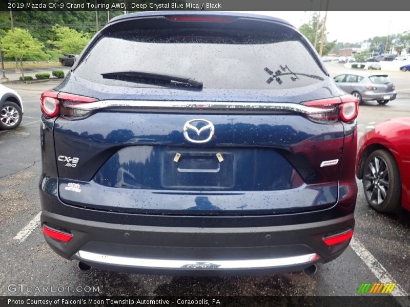 Deep Crystal Blue Mica / Black 2019 Mazda CX-9 Grand Touring AWD