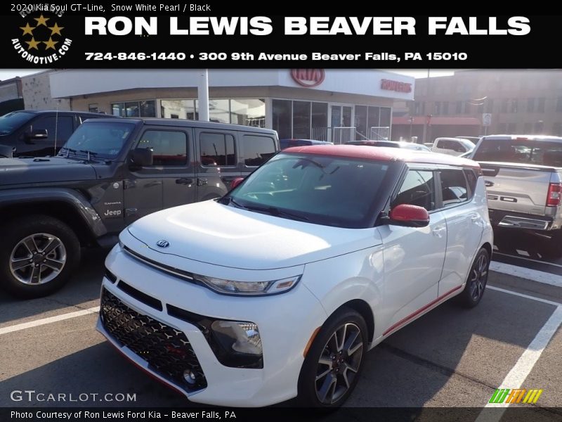 Snow White Pearl / Black 2020 Kia Soul GT-Line