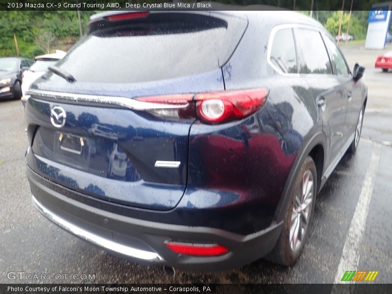 Deep Crystal Blue Mica / Black 2019 Mazda CX-9 Grand Touring AWD