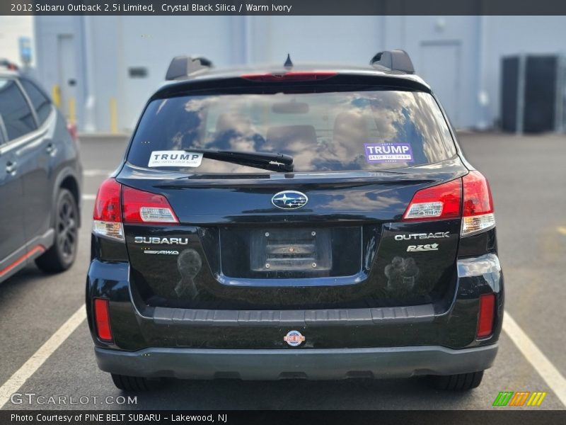 Crystal Black Silica / Warm Ivory 2012 Subaru Outback 2.5i Limited