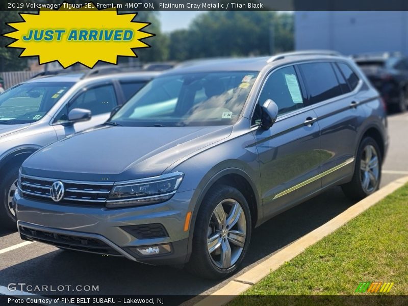 Platinum Gray Metallic / Titan Black 2019 Volkswagen Tiguan SEL Premium 4MOTION
