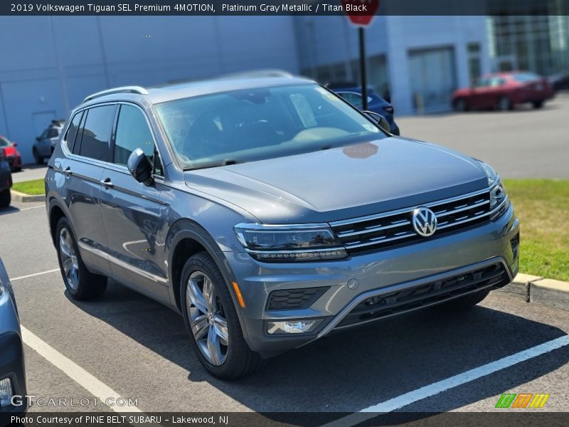 Platinum Gray Metallic / Titan Black 2019 Volkswagen Tiguan SEL Premium 4MOTION