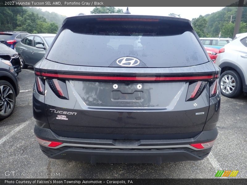 Portofino Gray / Black 2022 Hyundai Tucson SEL AWD