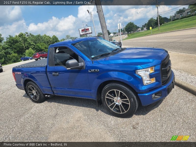 Lightning Blue / Earth Gray 2017 Ford F150 XL Regular Cab