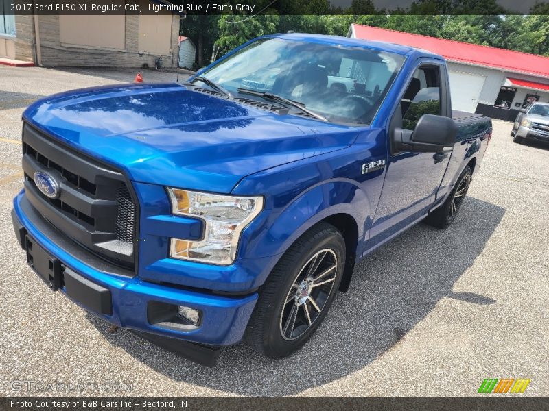 Lightning Blue / Earth Gray 2017 Ford F150 XL Regular Cab