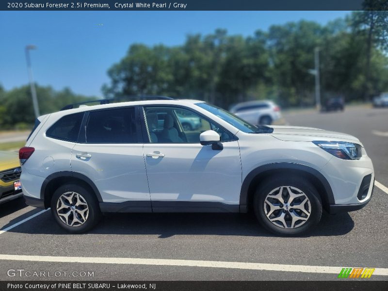 Crystal White Pearl / Gray 2020 Subaru Forester 2.5i Premium