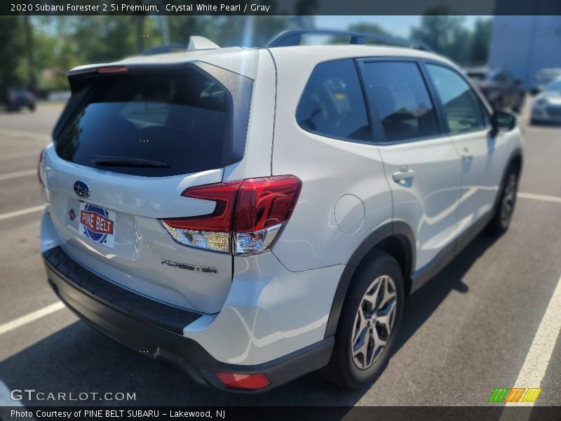 Crystal White Pearl / Gray 2020 Subaru Forester 2.5i Premium