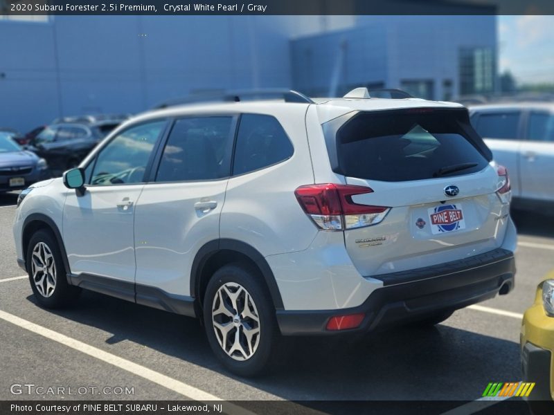 Crystal White Pearl / Gray 2020 Subaru Forester 2.5i Premium