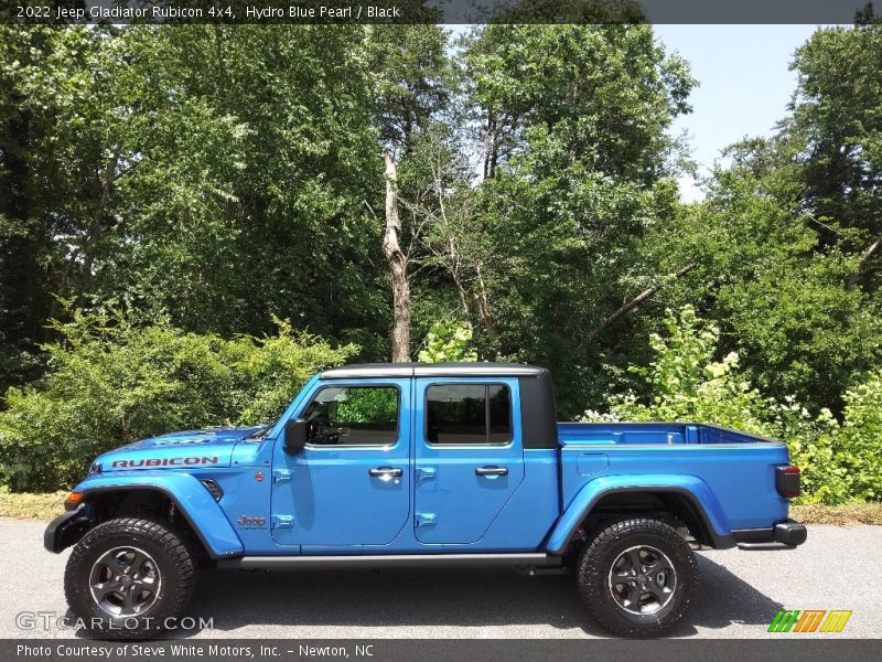Hydro Blue Pearl / Black 2022 Jeep Gladiator Rubicon 4x4