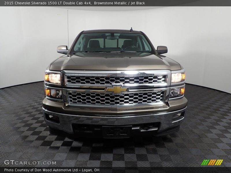 Brownstone Metallic / Jet Black 2015 Chevrolet Silverado 1500 LT Double Cab 4x4