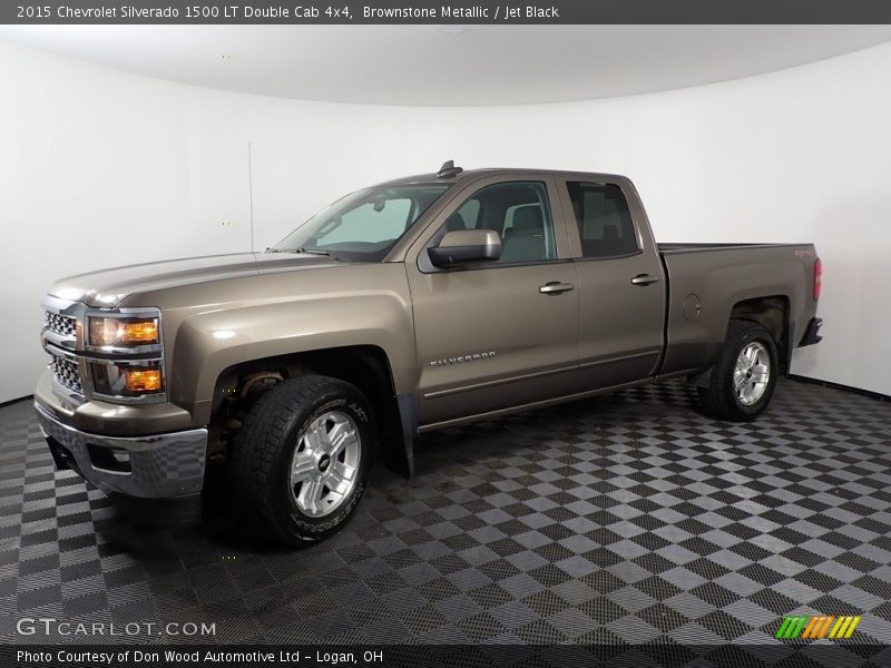 Brownstone Metallic / Jet Black 2015 Chevrolet Silverado 1500 LT Double Cab 4x4
