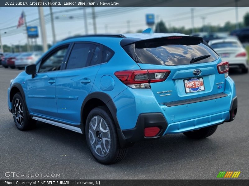 Lagoon Blue Pearl / Navy/Gray 2022 Subaru Crosstrek Hybrid