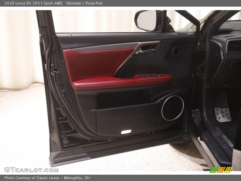 Obsidian / Rioja Red 2018 Lexus RX 350 F Sport AWD