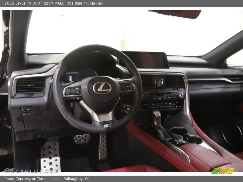 Obsidian / Rioja Red 2018 Lexus RX 350 F Sport AWD