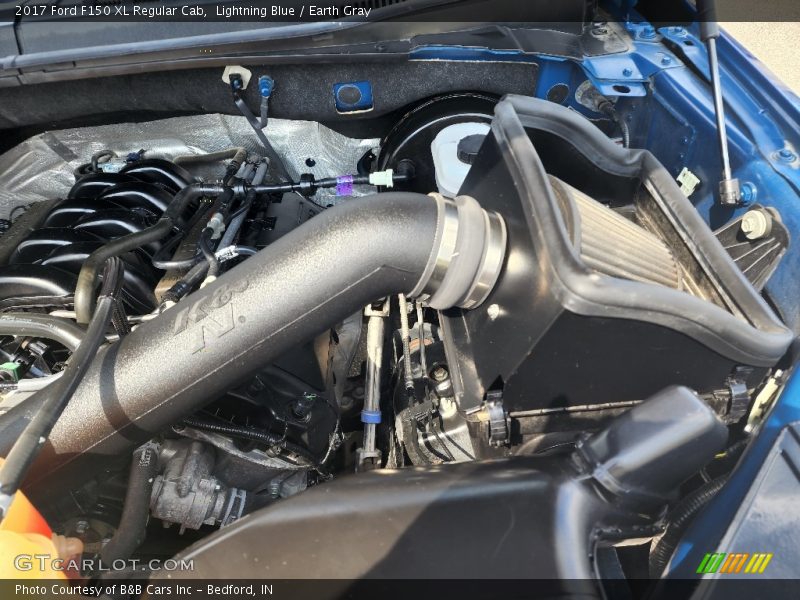 Lightning Blue / Earth Gray 2017 Ford F150 XL Regular Cab