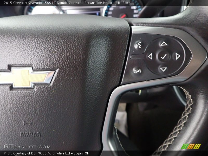 Brownstone Metallic / Jet Black 2015 Chevrolet Silverado 1500 LT Double Cab 4x4