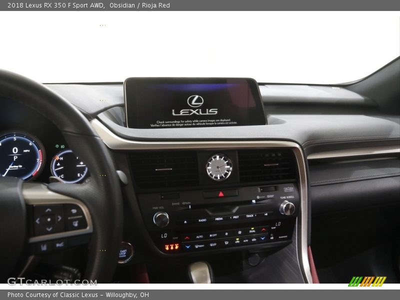 Obsidian / Rioja Red 2018 Lexus RX 350 F Sport AWD