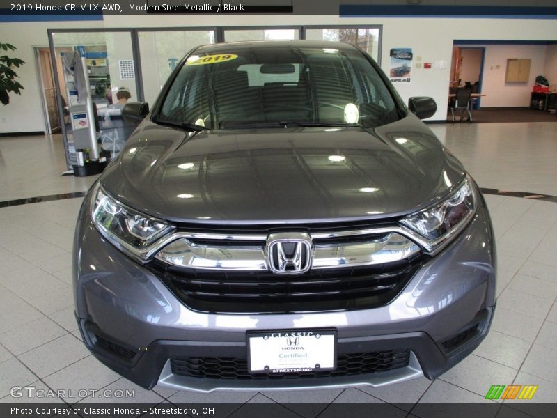 Modern Steel Metallic / Black 2019 Honda CR-V LX AWD