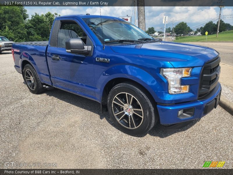 Lightning Blue / Earth Gray 2017 Ford F150 XL Regular Cab