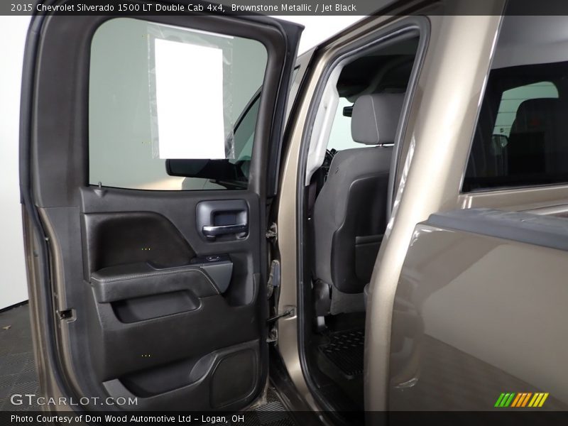 Brownstone Metallic / Jet Black 2015 Chevrolet Silverado 1500 LT Double Cab 4x4