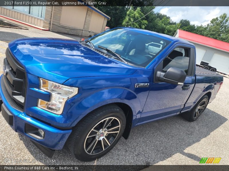 Lightning Blue / Earth Gray 2017 Ford F150 XL Regular Cab