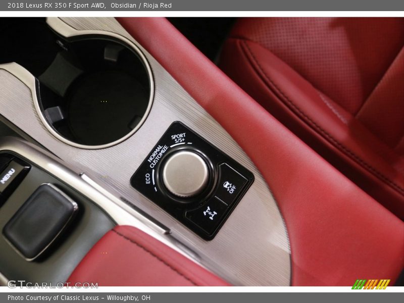 Obsidian / Rioja Red 2018 Lexus RX 350 F Sport AWD