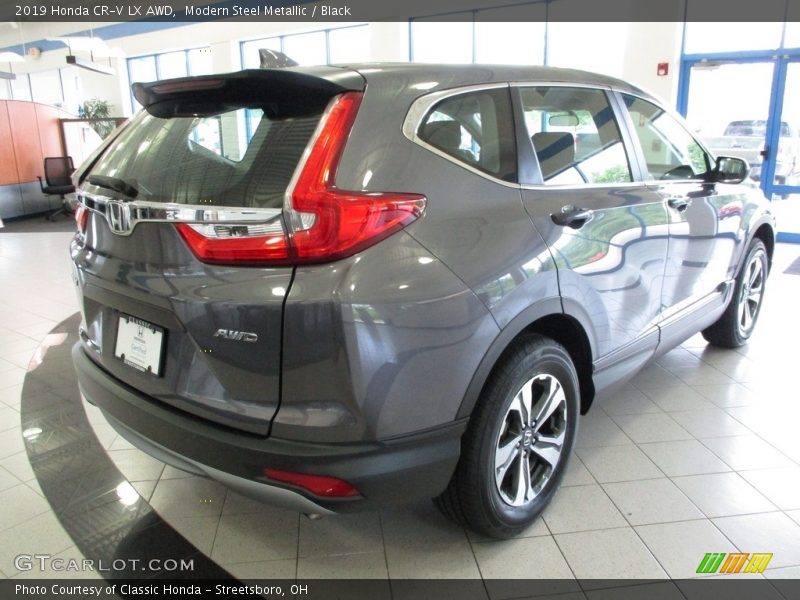 Modern Steel Metallic / Black 2019 Honda CR-V LX AWD