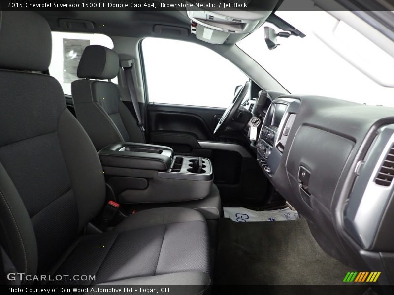 Brownstone Metallic / Jet Black 2015 Chevrolet Silverado 1500 LT Double Cab 4x4