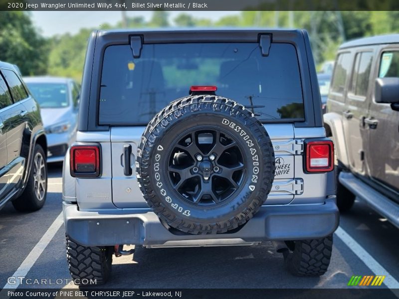 Billet Silver Metallic / Black 2020 Jeep Wrangler Unlimited Willys 4x4