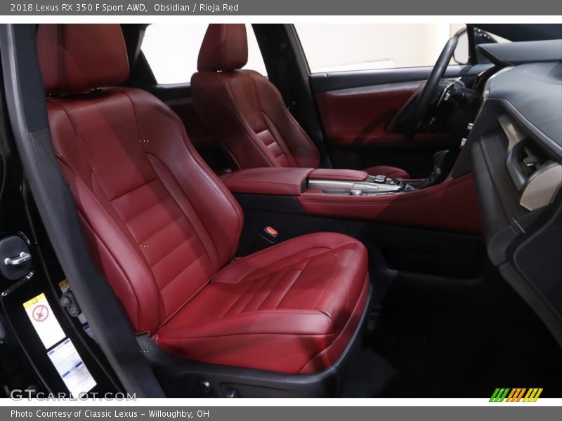 Obsidian / Rioja Red 2018 Lexus RX 350 F Sport AWD