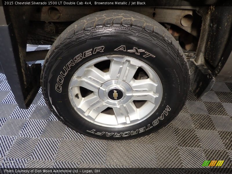 Brownstone Metallic / Jet Black 2015 Chevrolet Silverado 1500 LT Double Cab 4x4