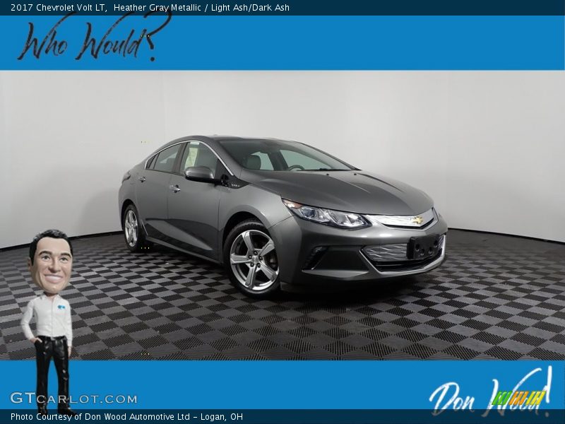 Heather Gray Metallic / Light Ash/Dark Ash 2017 Chevrolet Volt LT