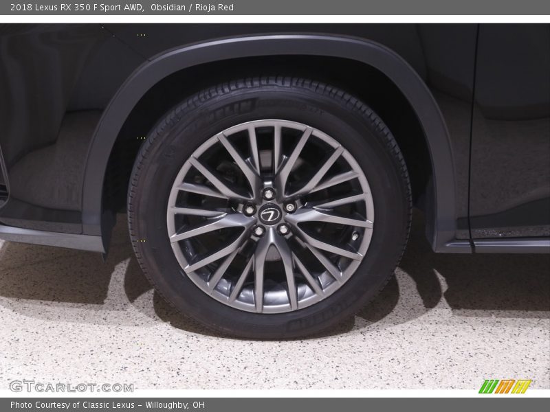 Obsidian / Rioja Red 2018 Lexus RX 350 F Sport AWD