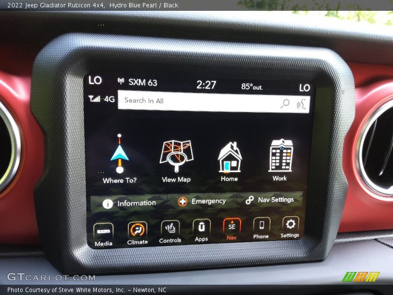 Hydro Blue Pearl / Black 2022 Jeep Gladiator Rubicon 4x4