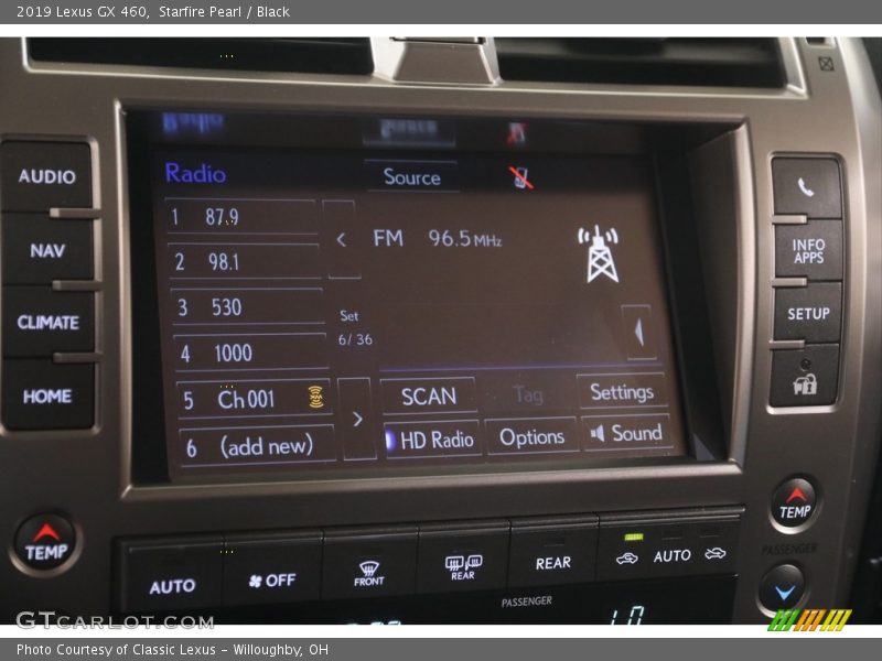 Starfire Pearl / Black 2019 Lexus GX 460