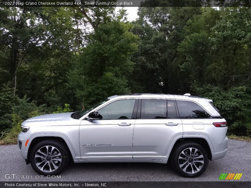 Silver Zynith / Global Black 2022 Jeep Grand Cherokee Overland 4x4