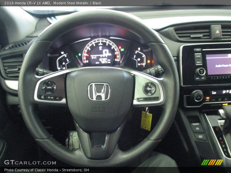 Modern Steel Metallic / Black 2019 Honda CR-V LX AWD