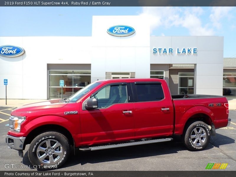 Ruby Red / Earth Gray 2019 Ford F150 XLT SuperCrew 4x4