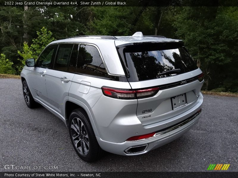 Silver Zynith / Global Black 2022 Jeep Grand Cherokee Overland 4x4