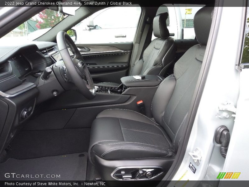 Silver Zynith / Global Black 2022 Jeep Grand Cherokee Overland 4x4