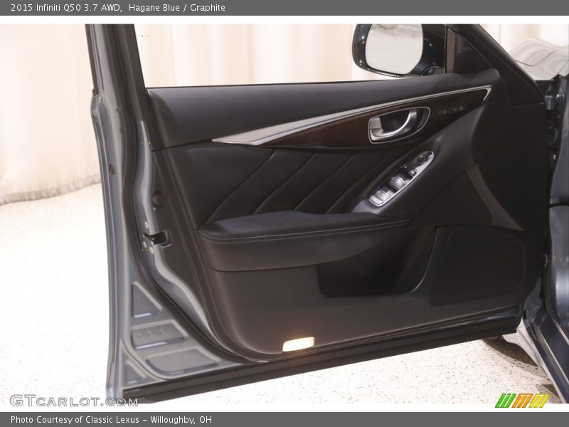 Hagane Blue / Graphite 2015 Infiniti Q50 3.7 AWD