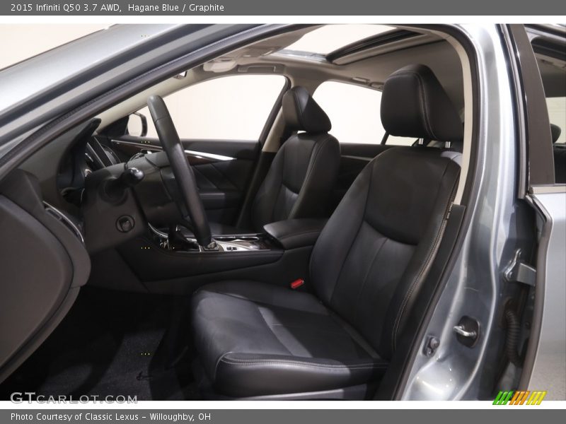 Hagane Blue / Graphite 2015 Infiniti Q50 3.7 AWD