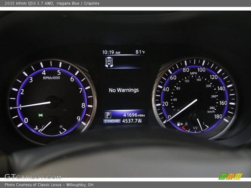  2015 Q50 3.7 AWD 3.7 AWD Gauges