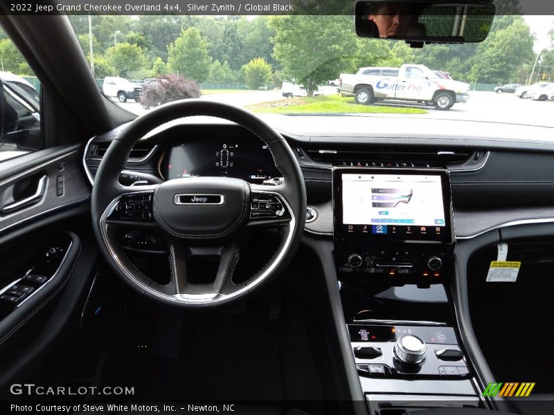 Silver Zynith / Global Black 2022 Jeep Grand Cherokee Overland 4x4